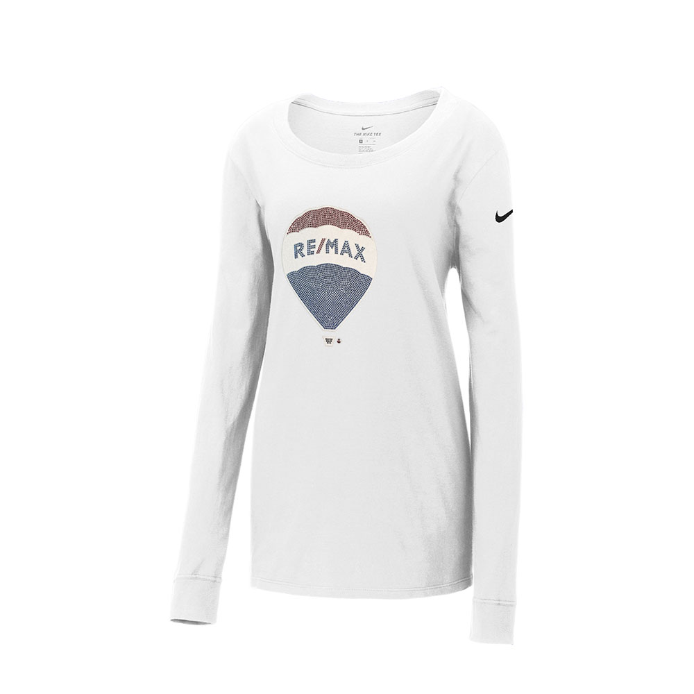 nike core cotton long sleeve tee