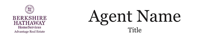 Picture of  Advantage Real Estate Name Plates Name Plate