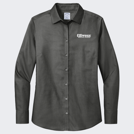 Brooks Brothers Wrinkle-Free Stretch Nailhead Shirt - Women's | Markful