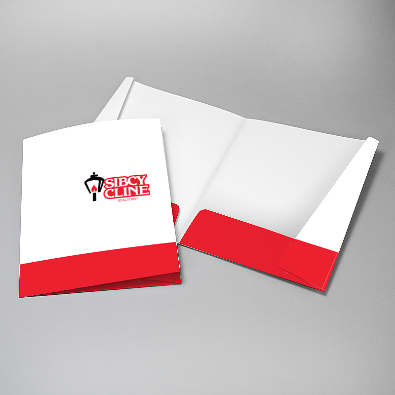 Picture of Glueless Pocket Folder - 8.875" x 11.5"