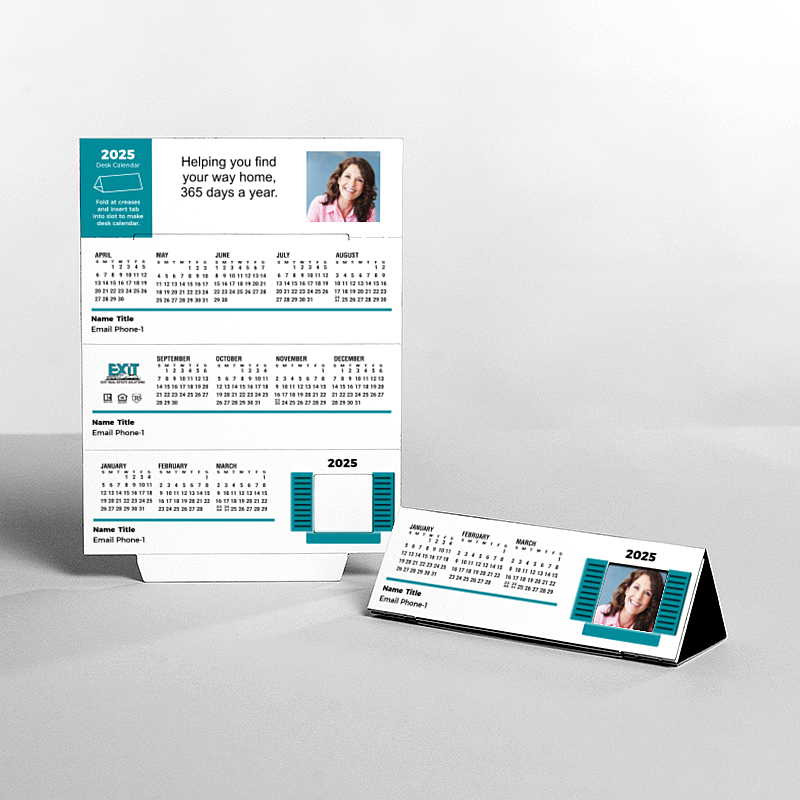 Picture of Custom Tented Desk Calendars - 2025