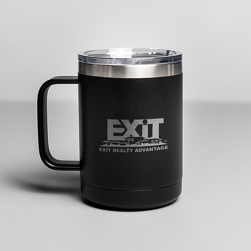 Picture of Black 15 oz. Polar Camel Mug with Slider Lid