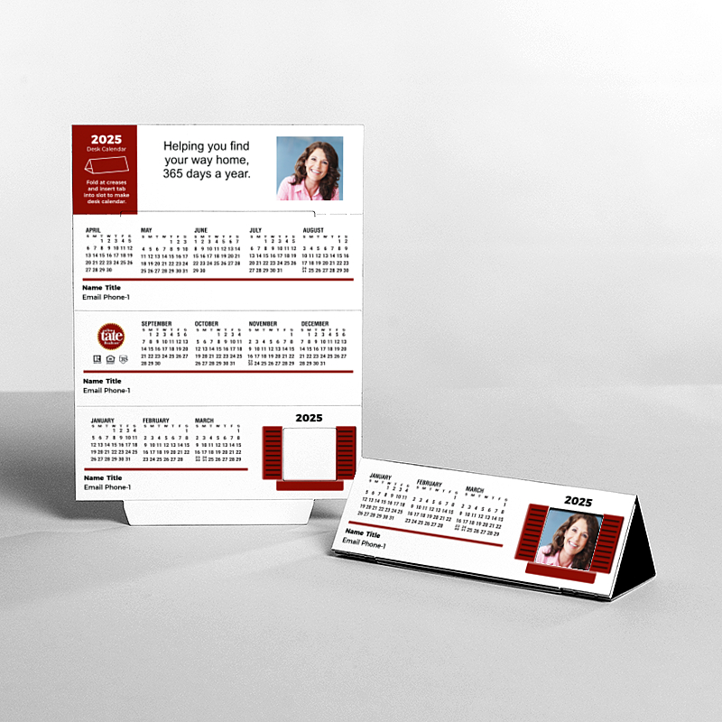 Picture of Custom Tented Desk Calendars - 2025