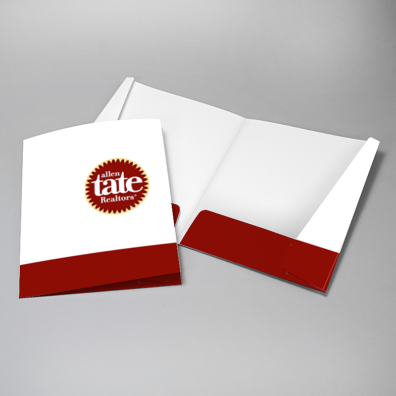Picture of Glueless Pocket Folder - 8.875" x 11.5"