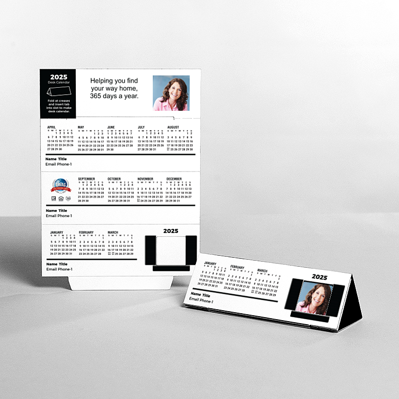 Picture of Custom Tented Desk Calendars - 2025