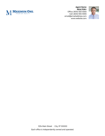 Picture of White 70lb Letterhead