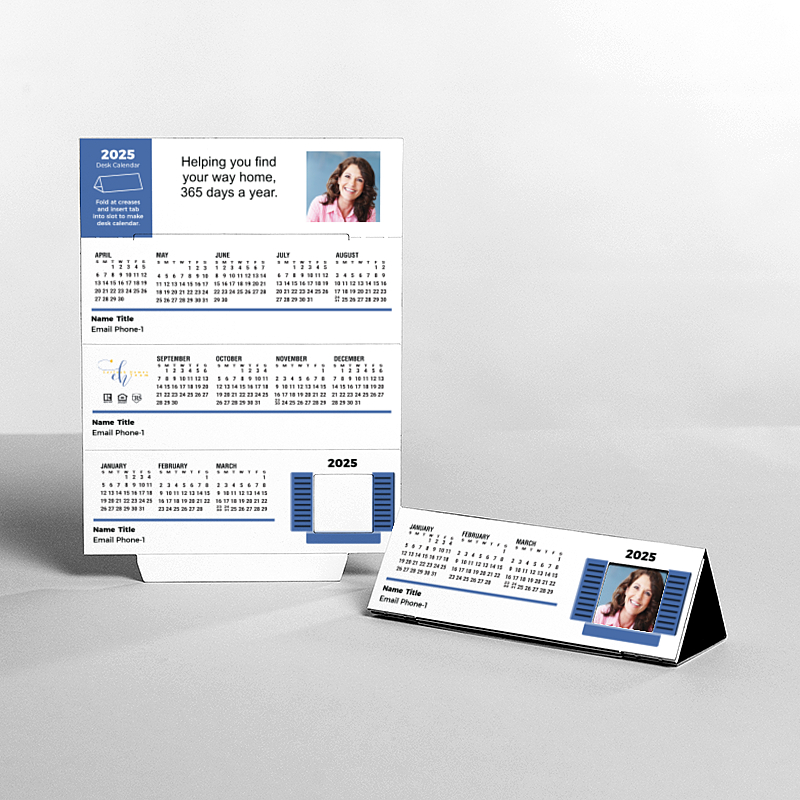 Picture of Custom Tented Desk Calendars - 2025