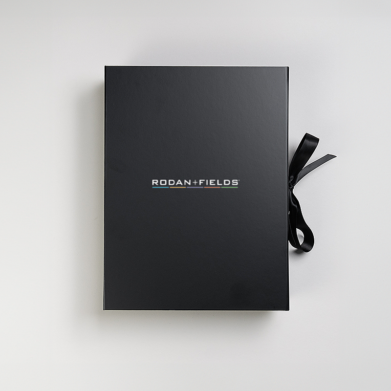 Picture of Magnetic Presentation Box with Ribbon - Black