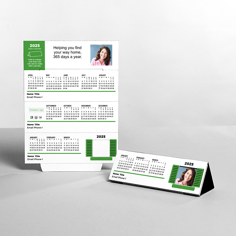 Picture of Custom Tented Desk Calendars - 2025