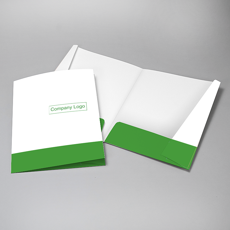 Picture of Glueless Pocket Folder - 8.875" x 11.5"