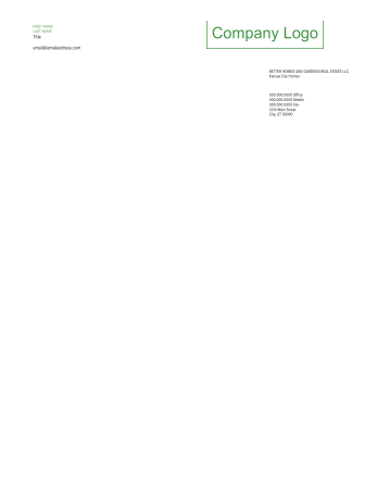 Picture of White 70lb Letterhead