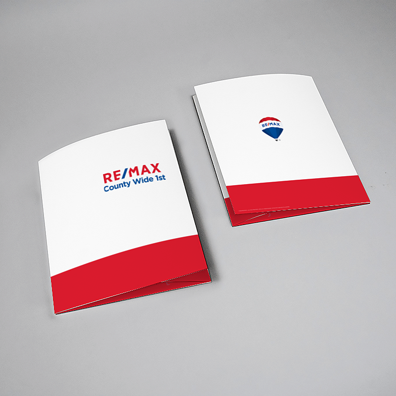 Picture of Glueless Pocket Folder - 8.875" x 11.5"