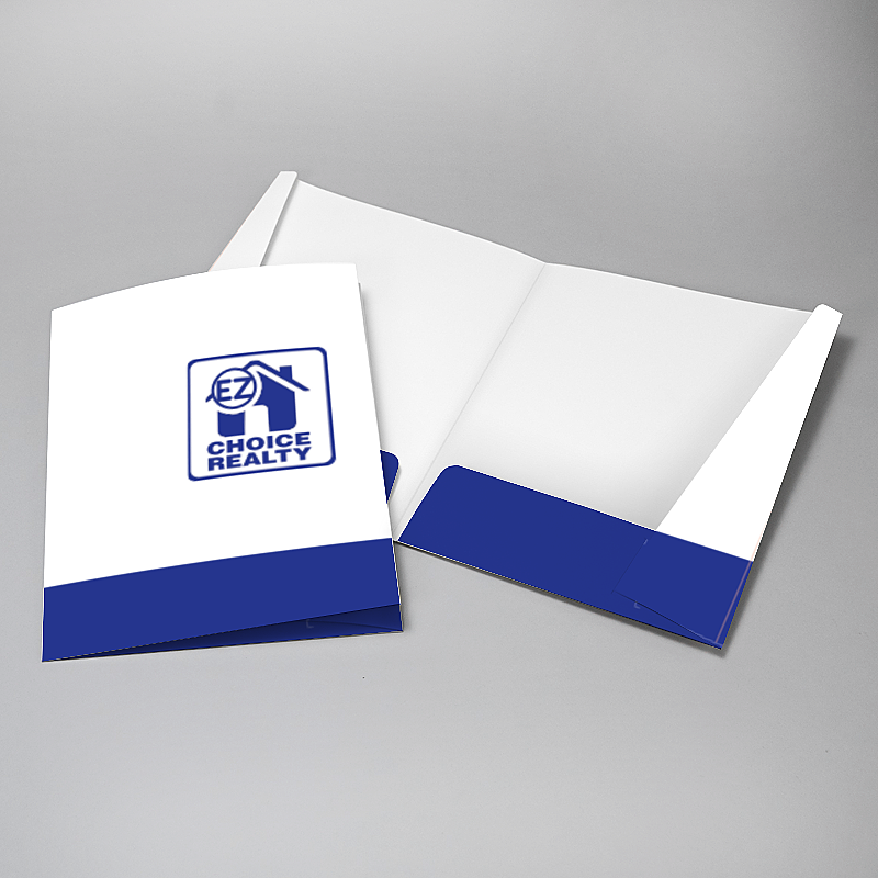 Picture of Glueless Pocket Folder - 8.875" x 11.5"