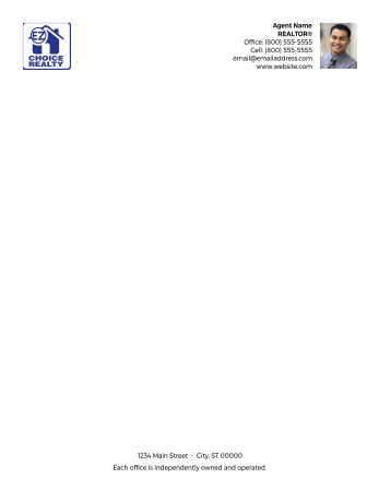 Picture of White 70lb Letterhead