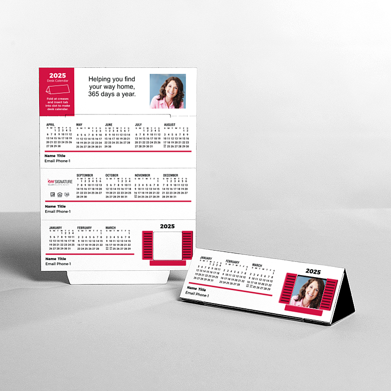 Picture of Custom Tented Desk Calendars - 2025