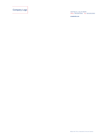 Picture of White 70lb Letterhead