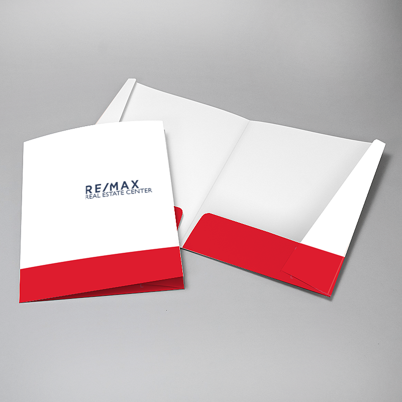 Picture of Glueless Pocket Folder - 8.875" x 11.5"