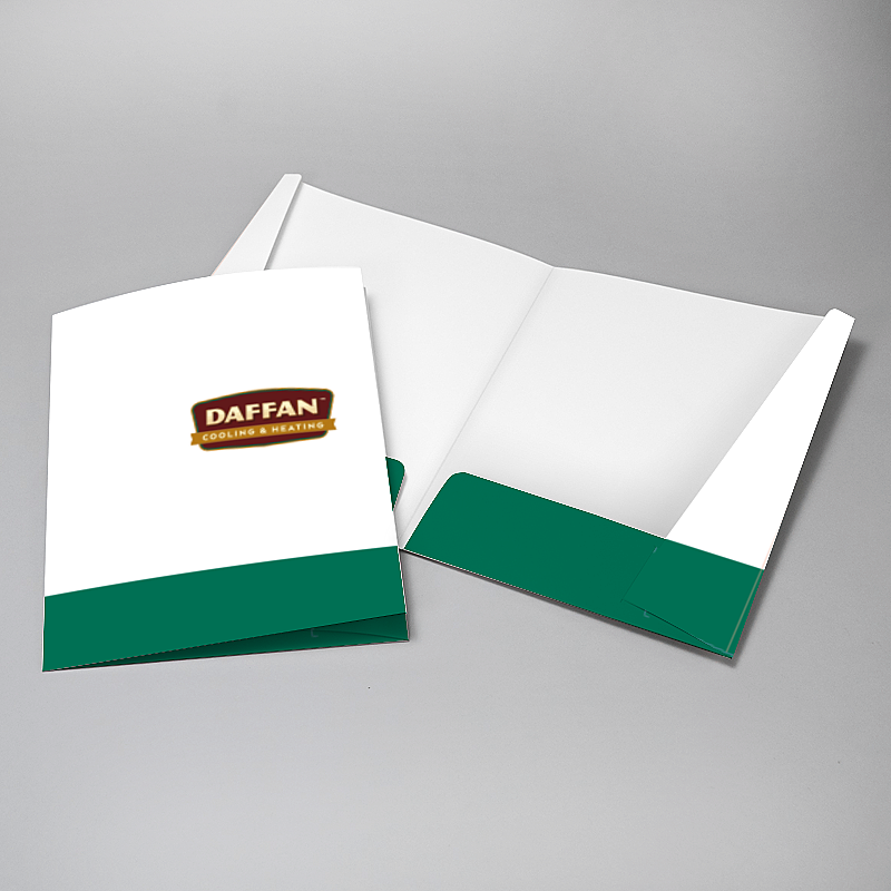 Picture of Glueless Pocket Folder - 8.875" x 11.5"