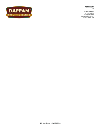Picture of White 70lb Letterhead