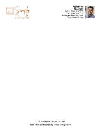 Picture of White 70lb Letterhead