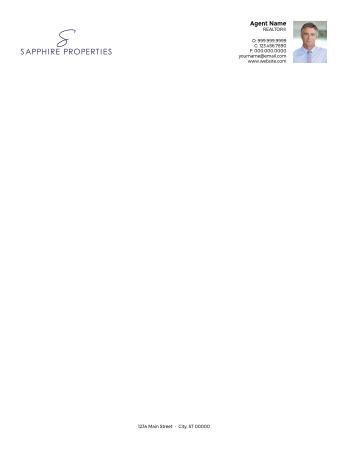 Picture of White 70lb Letterhead