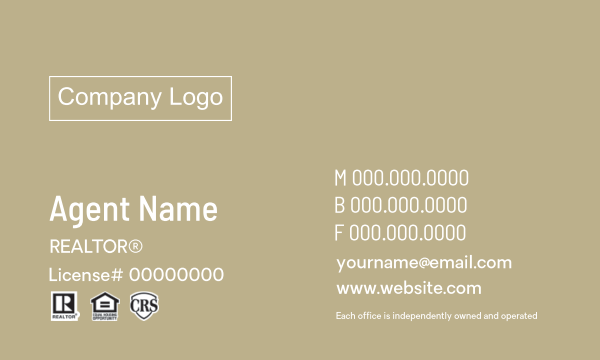 Picture of CENTURY 21 Real Estate Business Cards