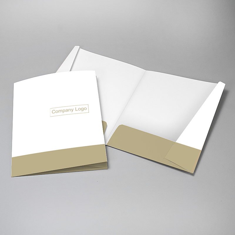 Picture of Glueless Pocket Folder - 8.875" x 11.5"