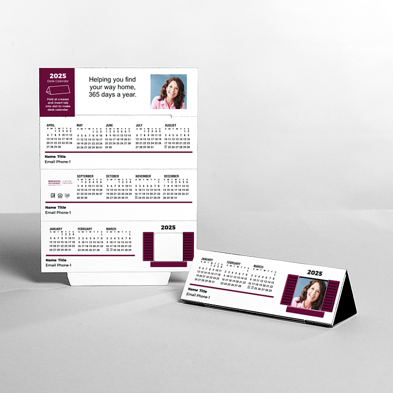 Picture of Custom Tented Desk Calendars - 2025