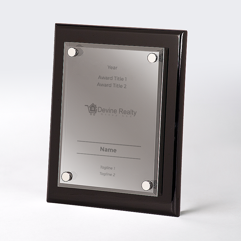 Picture of Elegant Floating Plaque - Black