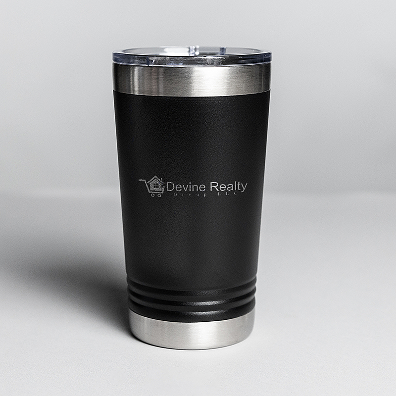 Picture of Black 16 oz. Polar Camel Pint with Slider Lid