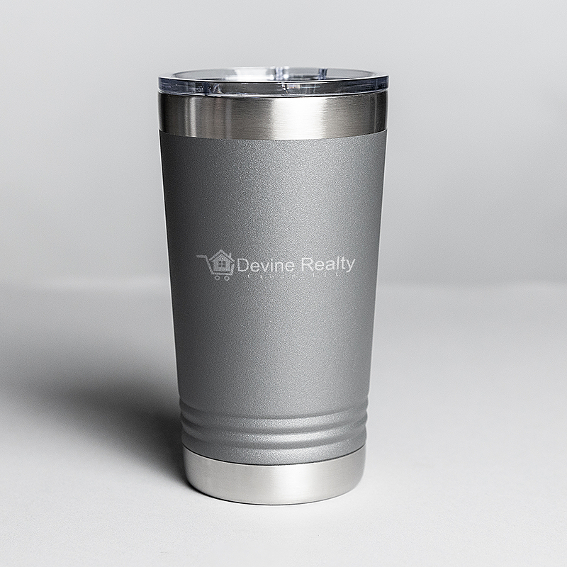 Picture of Gray 16 oz. Polar Camel Pint with Slider Lid