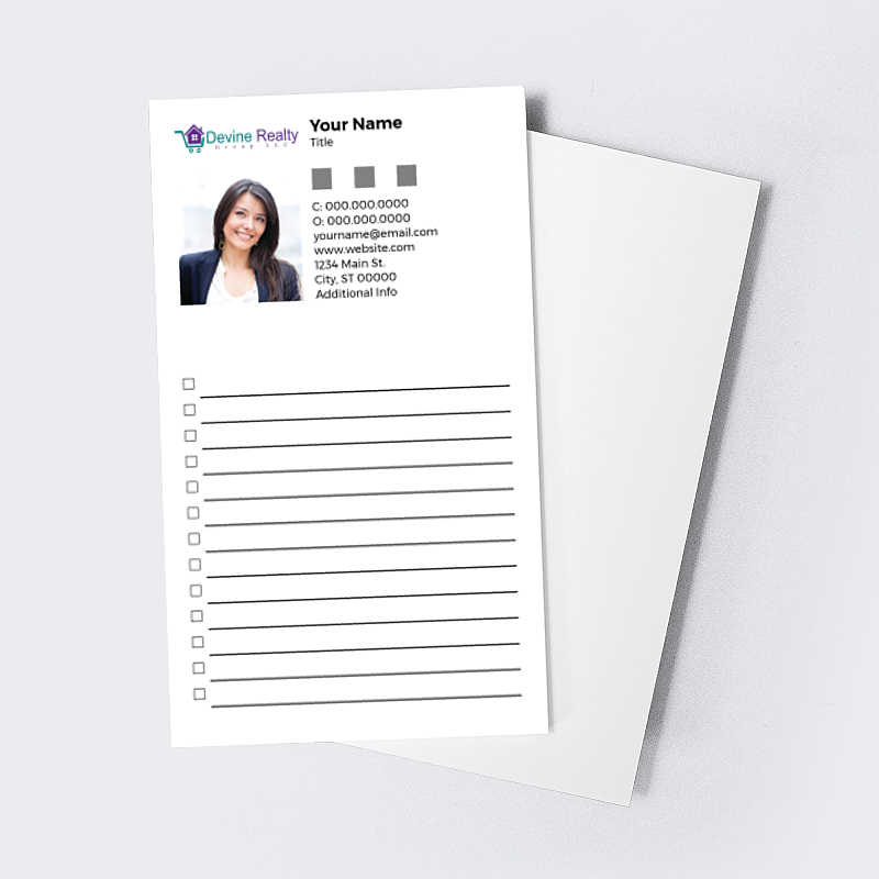 Picture of Custom Every Page Notepads