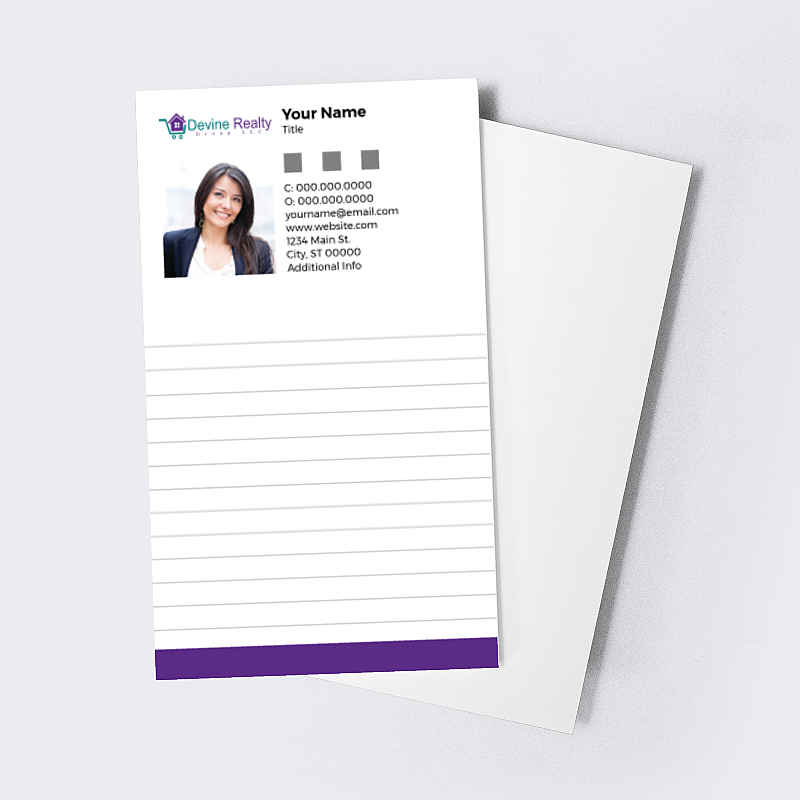 Picture of Custom Every Page Notepads