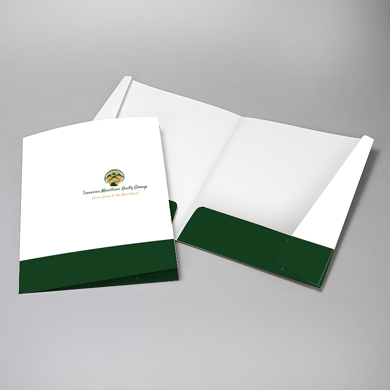 Picture of Glueless Pocket Folder - 8.875" x 11.5"