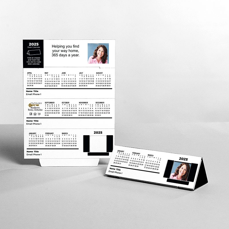 Picture of Custom Tented Desk Calendars - 2025