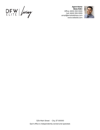 Picture of White 70lb Letterhead