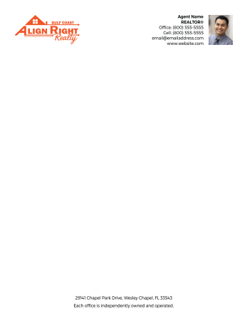Picture of White 70lb Letterhead