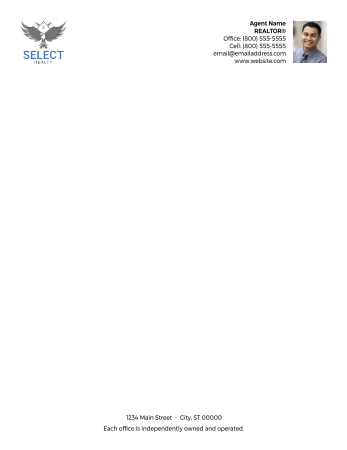 Picture of White 70lb Letterhead