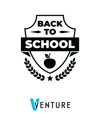 Picture of Note Card - Back to School Badge