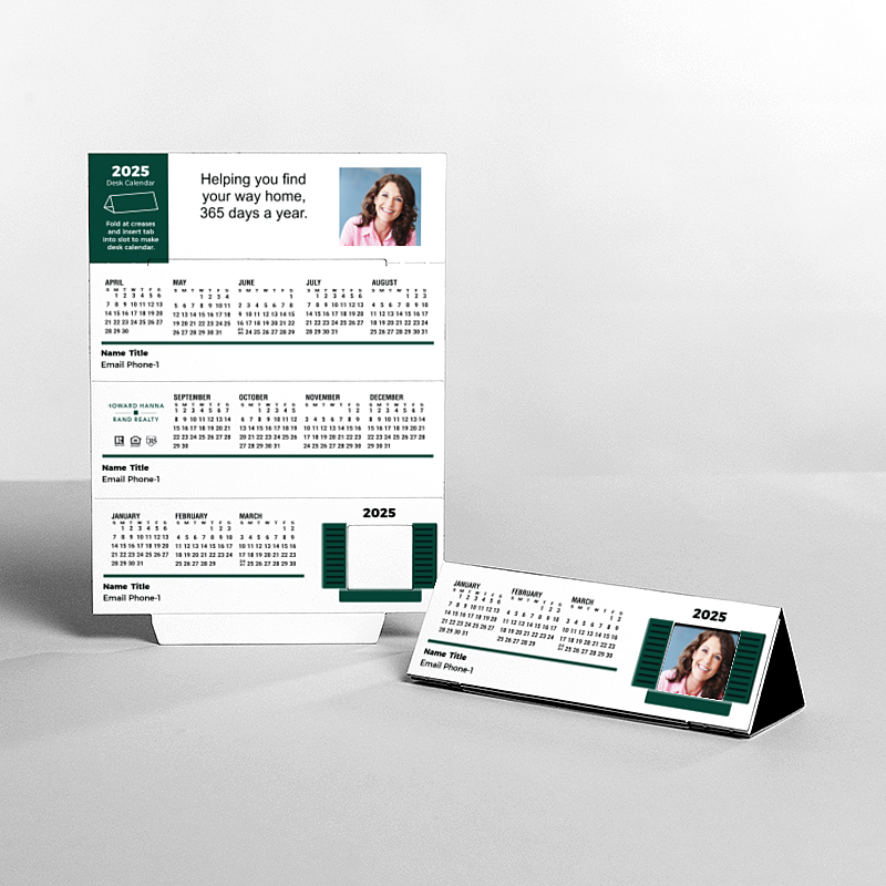 Picture of Custom Tented Desk Calendars - 2025
