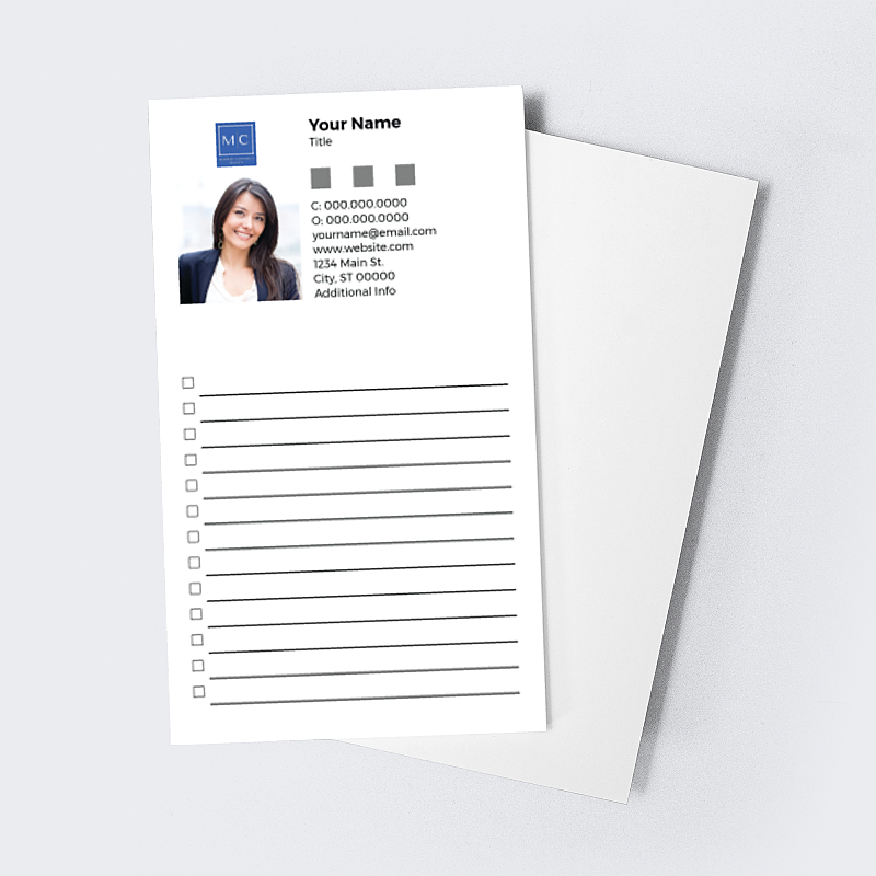 Picture of Custom Every Page Notepads