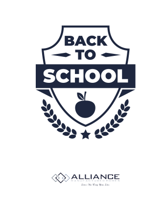 Picture of Note Card - Back to School Badge