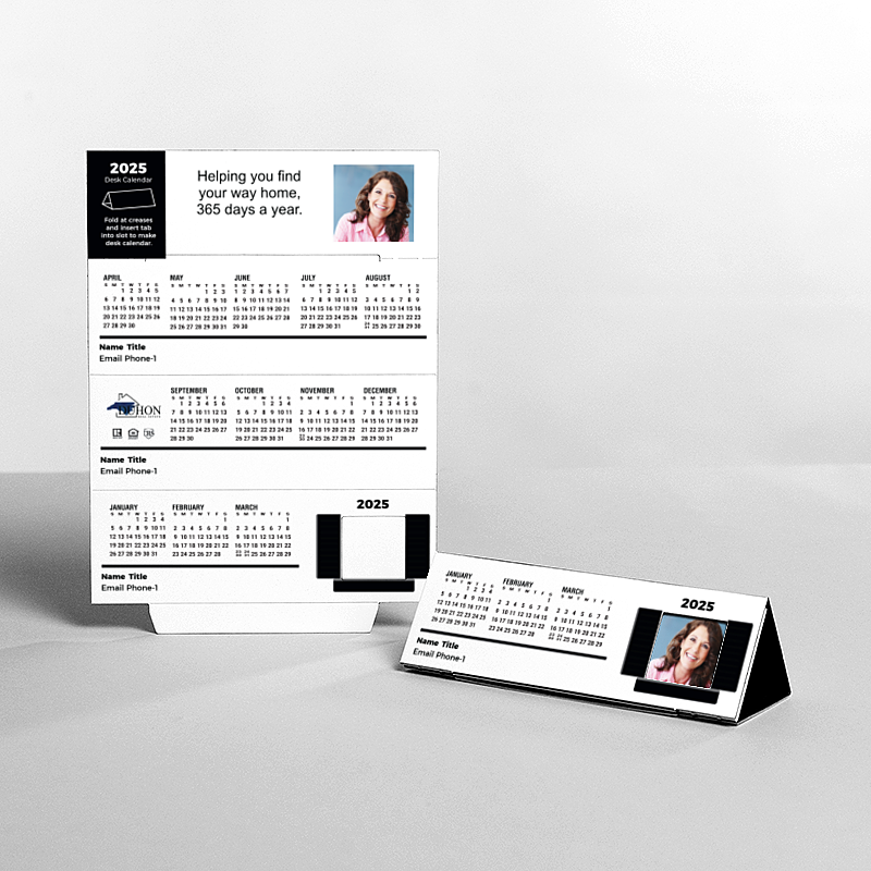 Picture of Custom Tented Desk Calendars - 2025