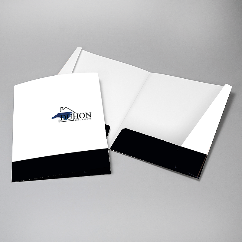 Picture of Glueless Pocket Folder - 8.875" x 11.5"