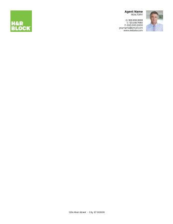 Picture of White 70lb Letterhead