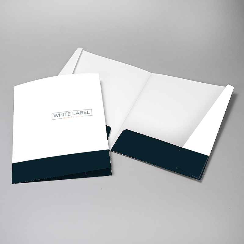 Picture of Glueless Pocket Folder - 8.875" x 11.5"