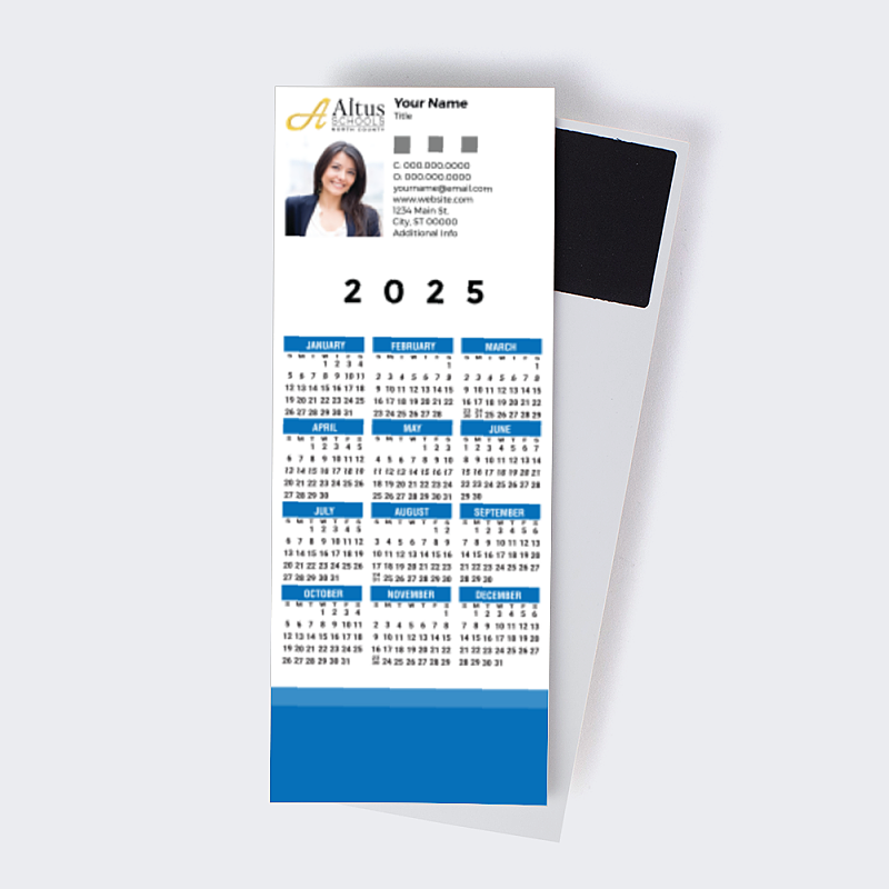 Picture of Custom QuickCard Calendar Magnets - 2025