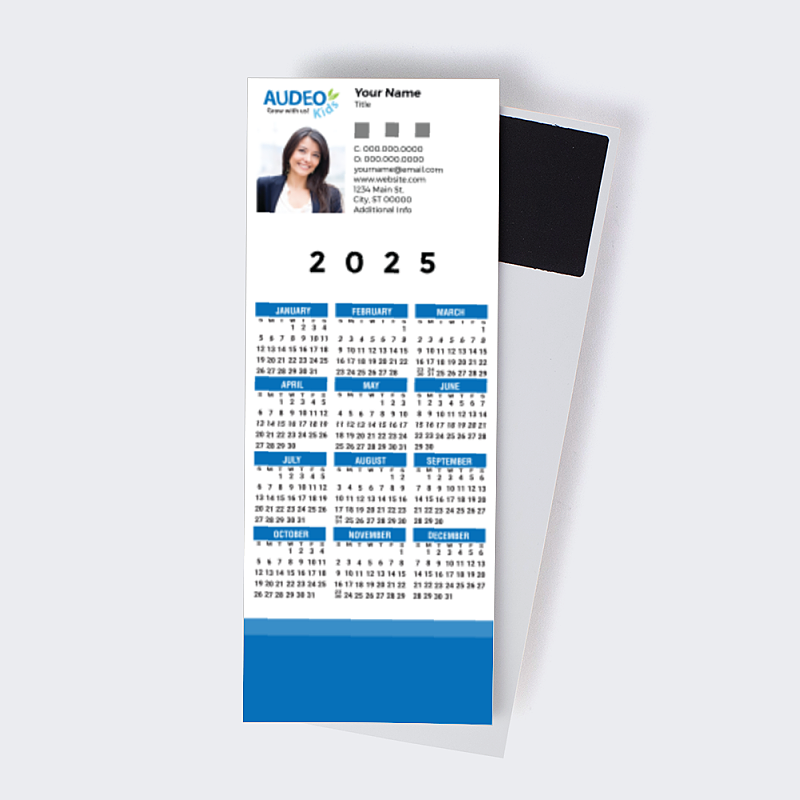 Picture of Custom QuickCard Calendar Magnets - 2025