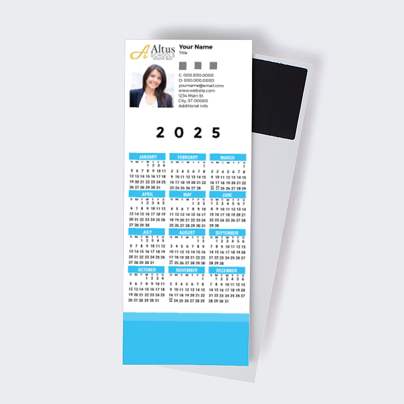 Picture of Custom QuickCard Calendar Magnets - 2025