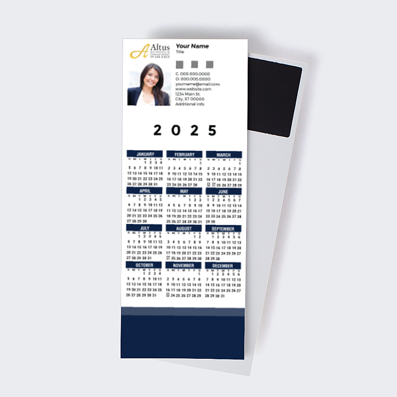 Picture of Custom QuickCard Calendar Magnets - 2025